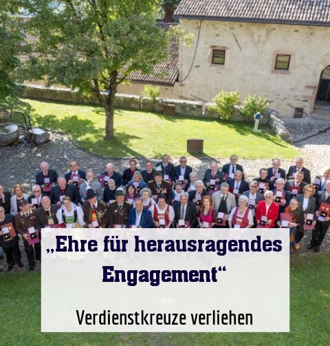 46 Persönlichkeiten aus Tirol und Südtirol ausgezeichnet