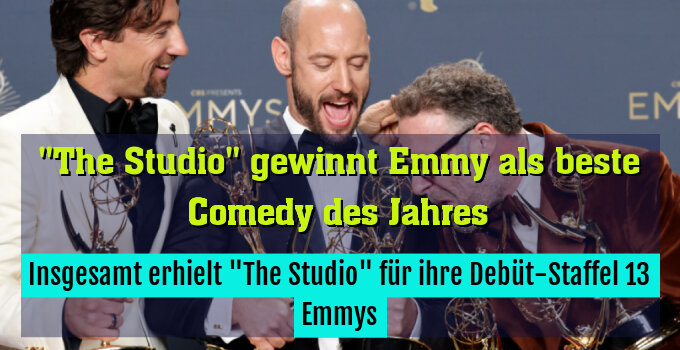 Insgesamt erhielt "The Studio" für ihre Debüt-Staffel 13 Emmys