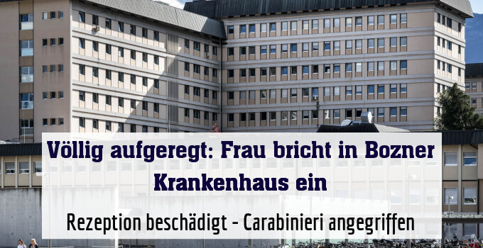 Rezeption beschädigt - Carabinieri angegriffen