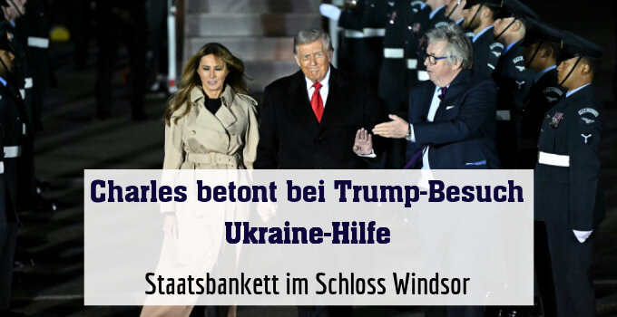 Staatsbankett im Schloss Windsor