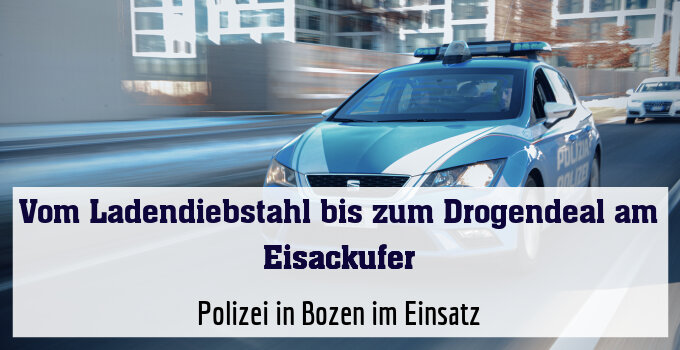 Polizei in Bozen im Einsatz