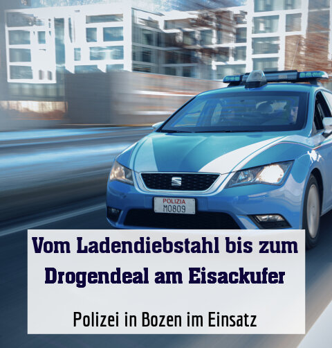 Polizei in Bozen im Einsatz