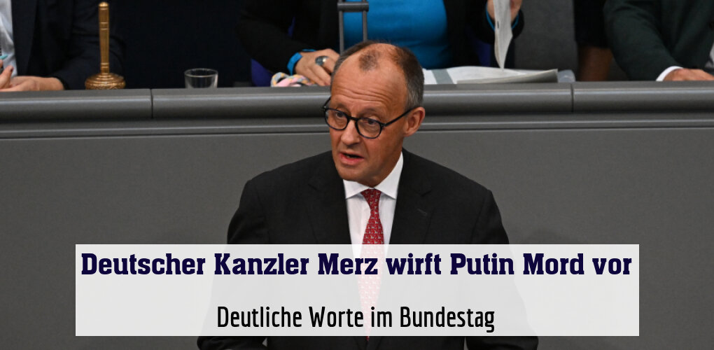 Deutliche Worte im Bundestag