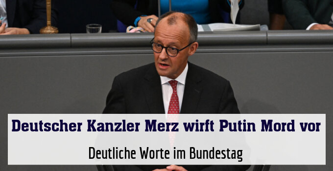 Deutliche Worte im Bundestag
