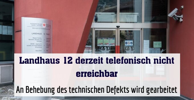 An Behebung des technischen Defekts wird gearbeitet