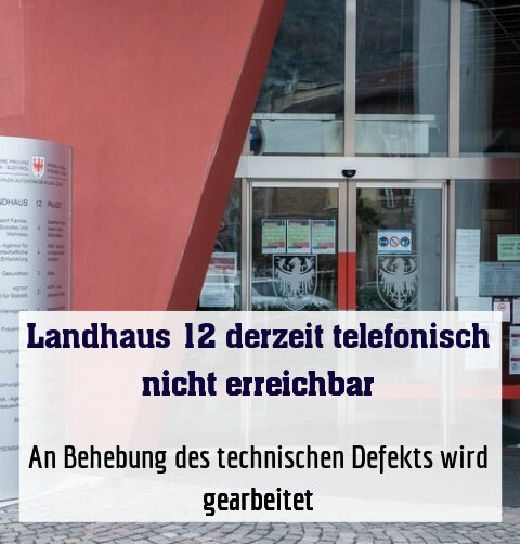 An Behebung des technischen Defekts wird gearbeitet
