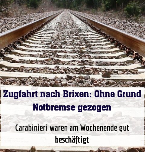 Carabinieri waren am Wochenende gut beschäftigt