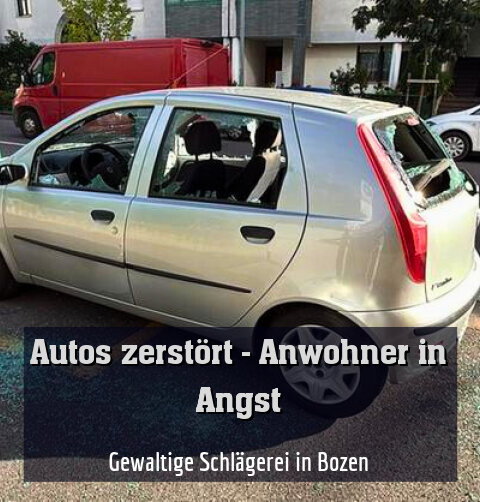 Gewaltige Schlägerei in Bozen