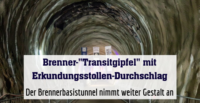 Der Brennerbasistunnel nimmt weiter Gestalt an