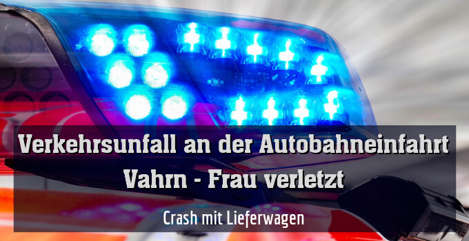 Crash mit Lieferwagen