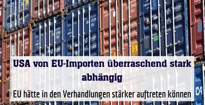 EU hätte in den Verhandlungen stärker auftreten können