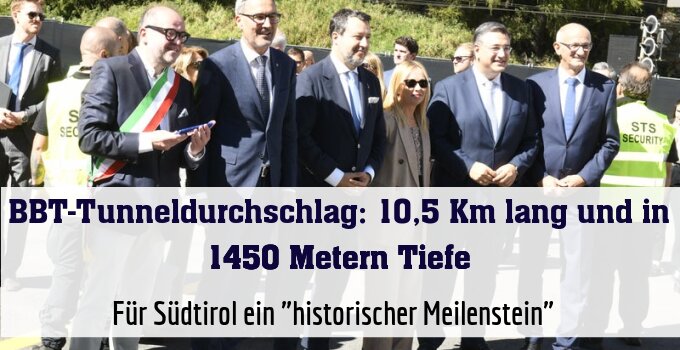 Für Südtirol ein "historischer Meilenstein" ­