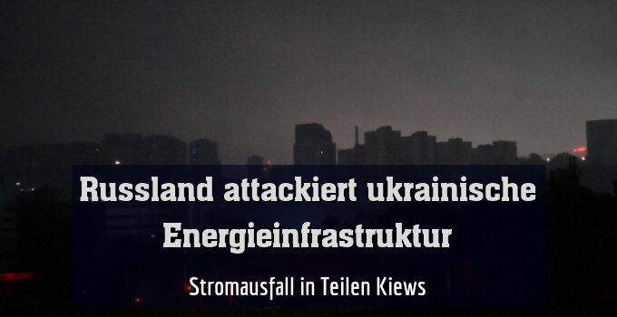 Stromausfall in Teilen Kiews