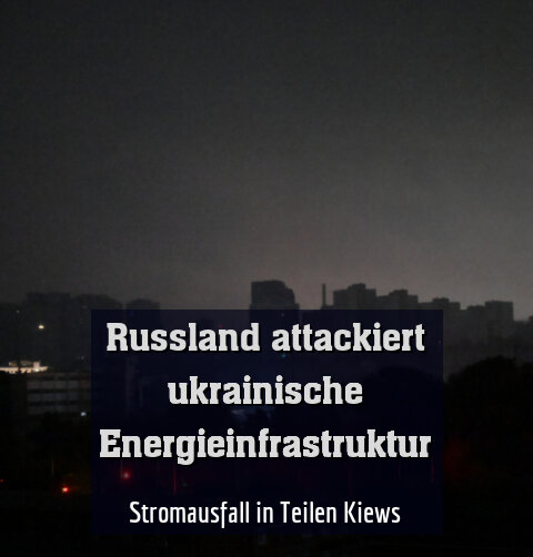 Stromausfall in Teilen Kiews
