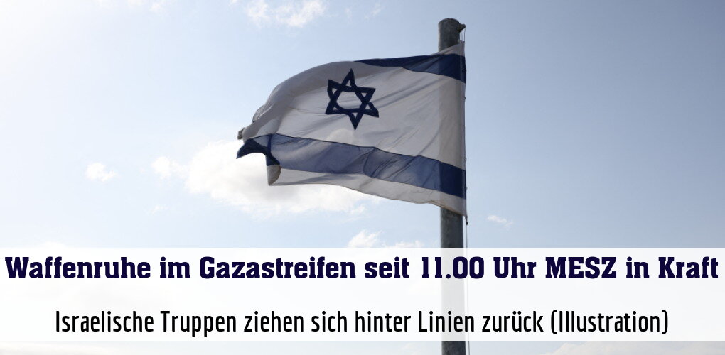 Israelische Truppen ziehen sich hinter Linien zurück (Illustration)