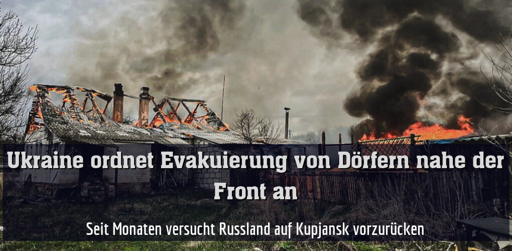 Seit Monaten versucht Russland auf Kupjansk vorzurücken