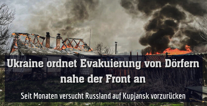 Seit Monaten versucht Russland auf Kupjansk vorzurücken
