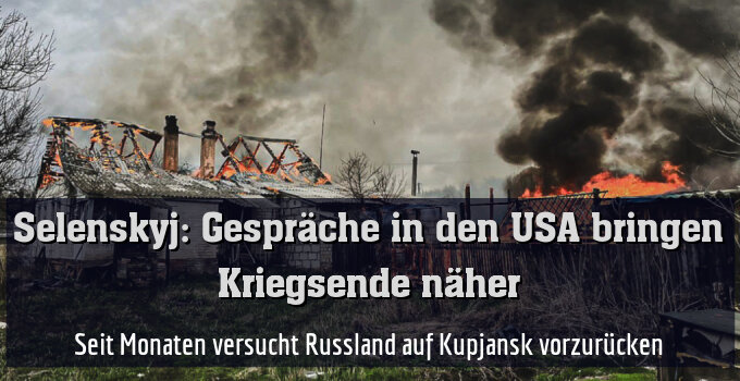 Seit Monaten versucht Russland auf Kupjansk vorzurücken