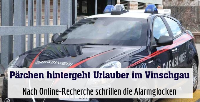 Nach Online-Recherche schrillen die Alarmglocken