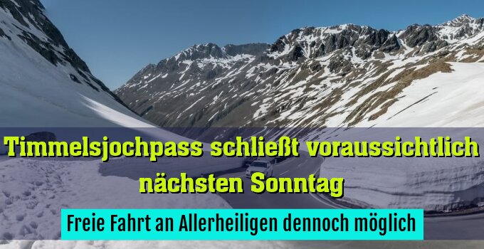 Freie Fahrt an Allerheiligen dennoch möglich