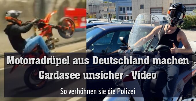 So verhöhnen sie die Polizei