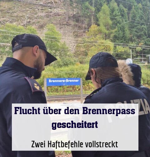 Zwei Haftbefehle vollstreckt