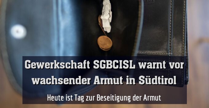 Heute ist Tag zur Beseitigung der Armut