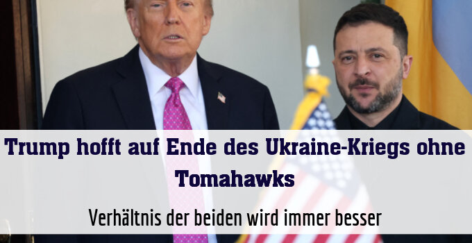 Treffen Trump-Selenskyj diesmal ohne Eklat