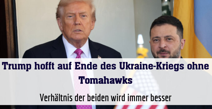 Treffen Trump-Selenskyj diesmal ohne Eklat