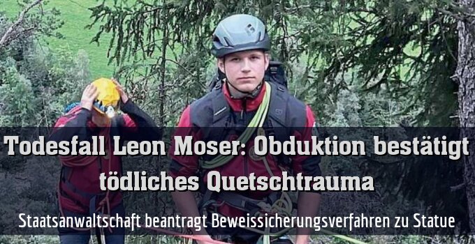 Staatsanwaltschaft beantragt Beweissicherungsverfahren zu Statue