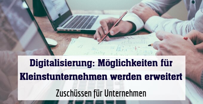 Zuschüssen für Unternehmen
