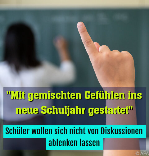 Schüler wollen sich nicht von Diskussionen ablenken lassen