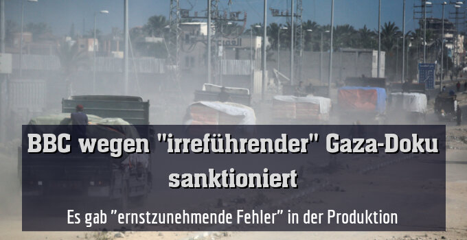 Es gab "ernstzunehmende Fehler" in der Produktion