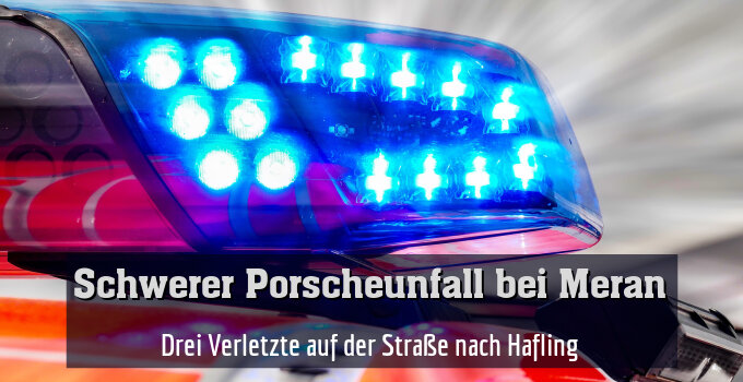 Drei Verletzte auf der Straße nach Hafling