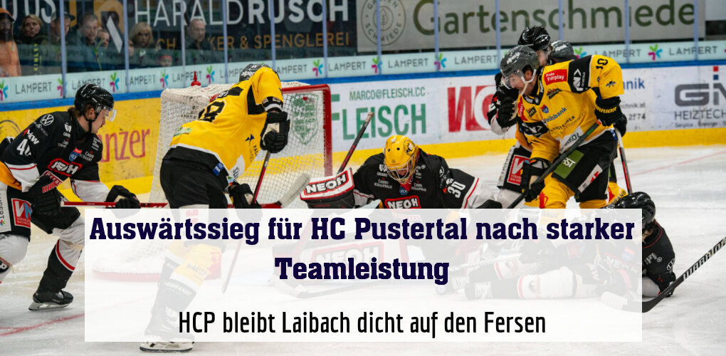 HCP bleibt Laibach dicht auf den Fersen