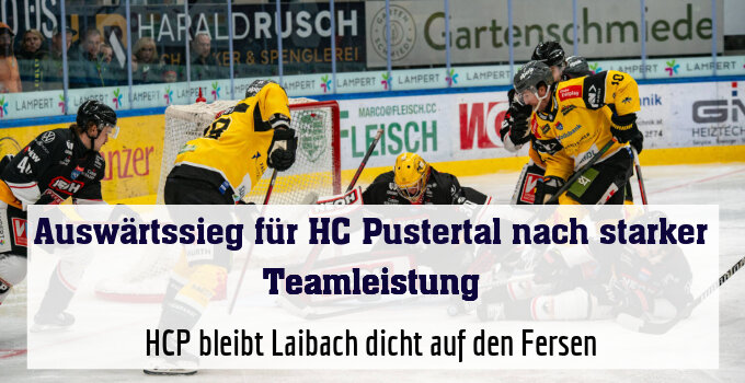 HCP bleibt Laibach dicht auf den Fersen