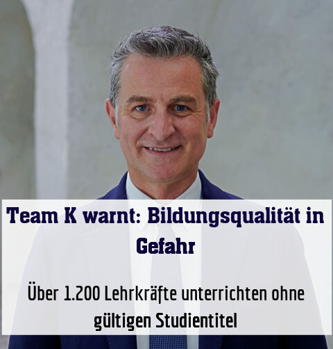 Über 1.200 Lehrkräfte unterrichten ohne gültigen Studientitel