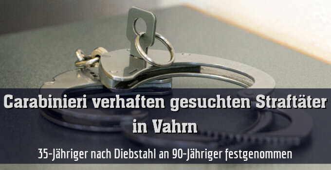 35-Jähriger nach Diebstahl an 90-Jähriger festgenommen