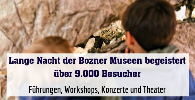 Führungen, Workshops, Konzerte und Theater