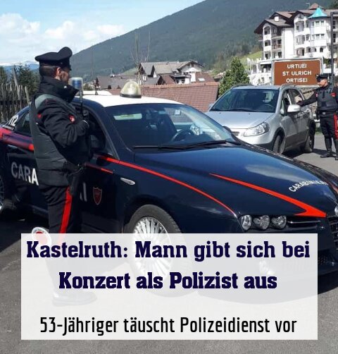 53-Jähriger täuscht Polizeidienst vor