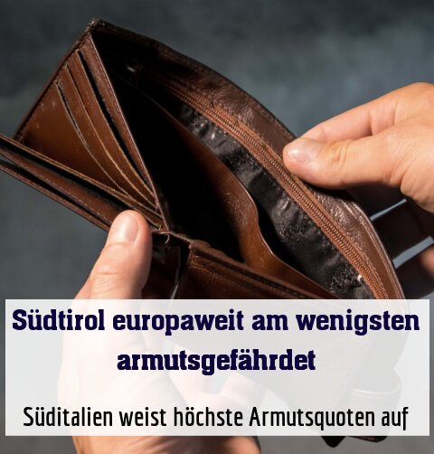 Süditalien weist höchste Armutsquoten auf