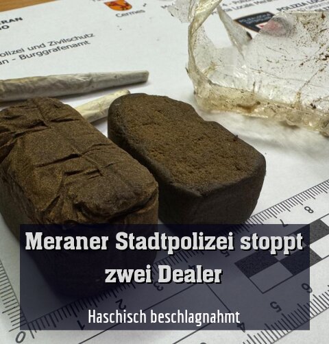 Haschisch beschlagnahmt
