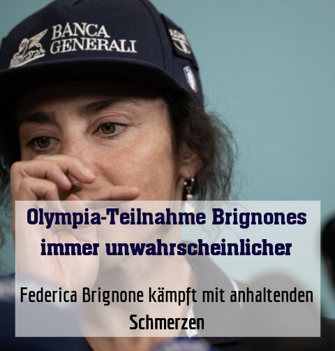 Federica Brignone kämpft mit anhaltenden Schmerzen