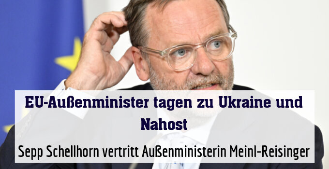 Sepp Schellhorn vertritt Außenministerin Meinl-Reisinger