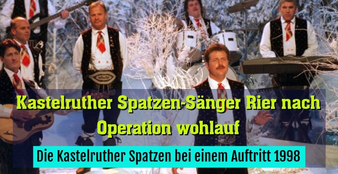 Die Kastelruther Spatzen bei einem Auftritt 1998