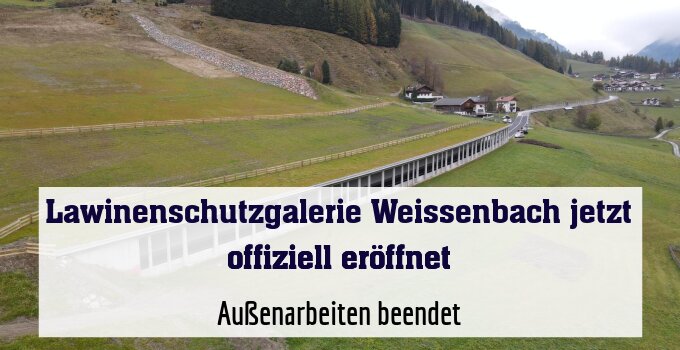 Außenarbeiten beendet