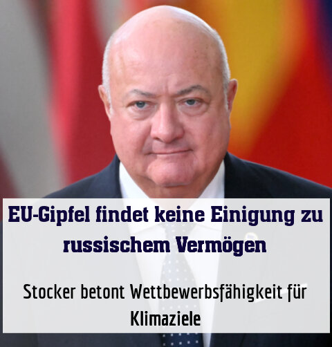 Stocker betont Wettbewerbsfähigkeit für Klimaziele