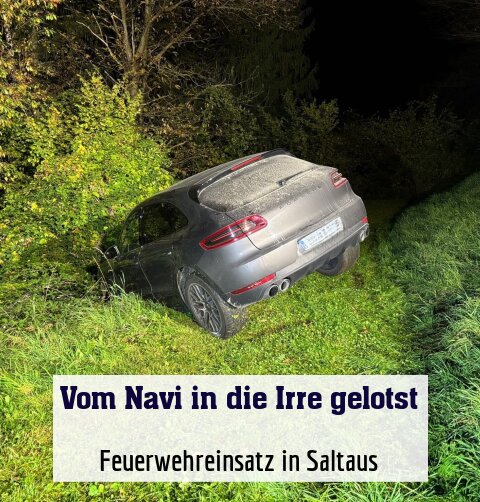 Feuerwehreinsatz in Saltaus