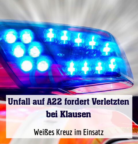 Weißes Kreuz im Einsatz