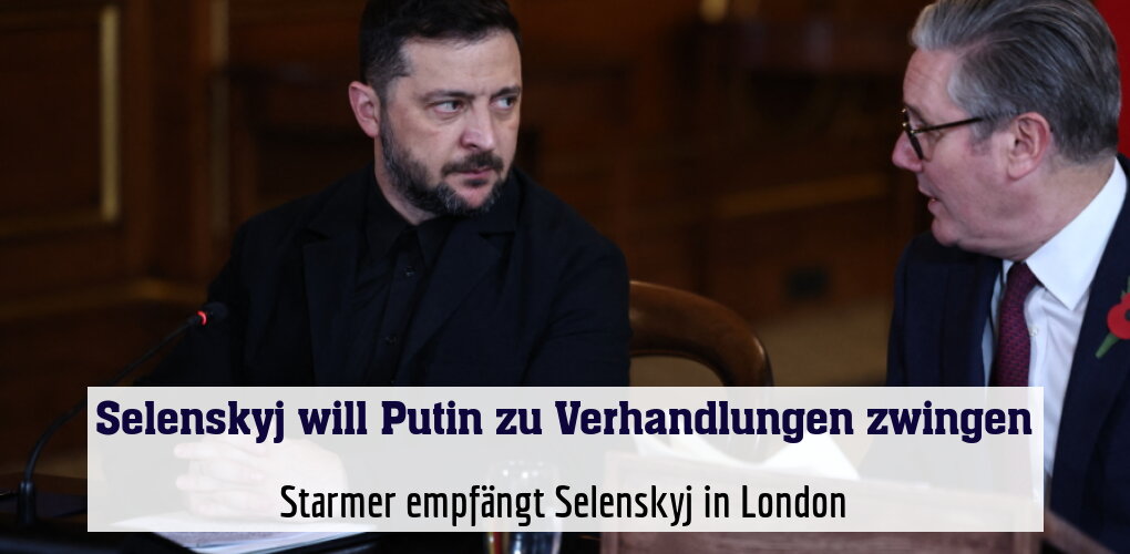 Selenskyj bei Starmer in London